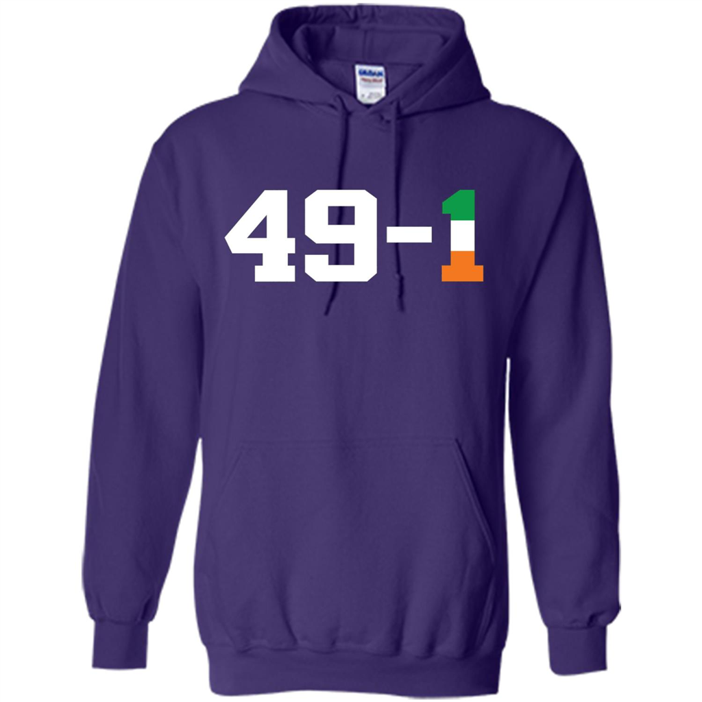 Funny Ireland Boxing T-shirt 49-1 T-shirt Purple