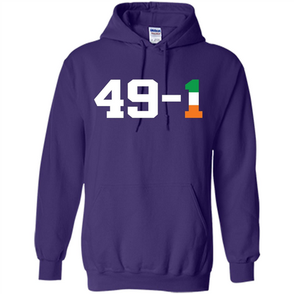 Funny Ireland Boxing T-shirt 49-1 T-shirt Purple