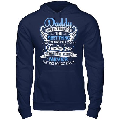 When I Get To Heaven Gildan - Pullover Hoodie Navy