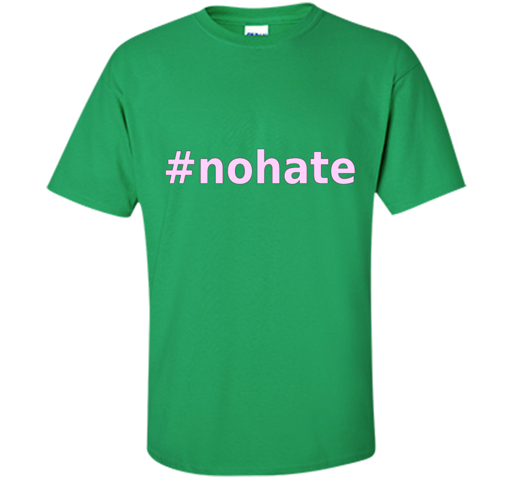 Charlottesville no hate t-shirt shirt Irish Green