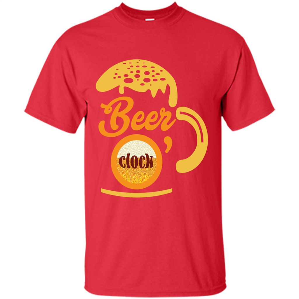Beer T-shirt Beer O’clock Red