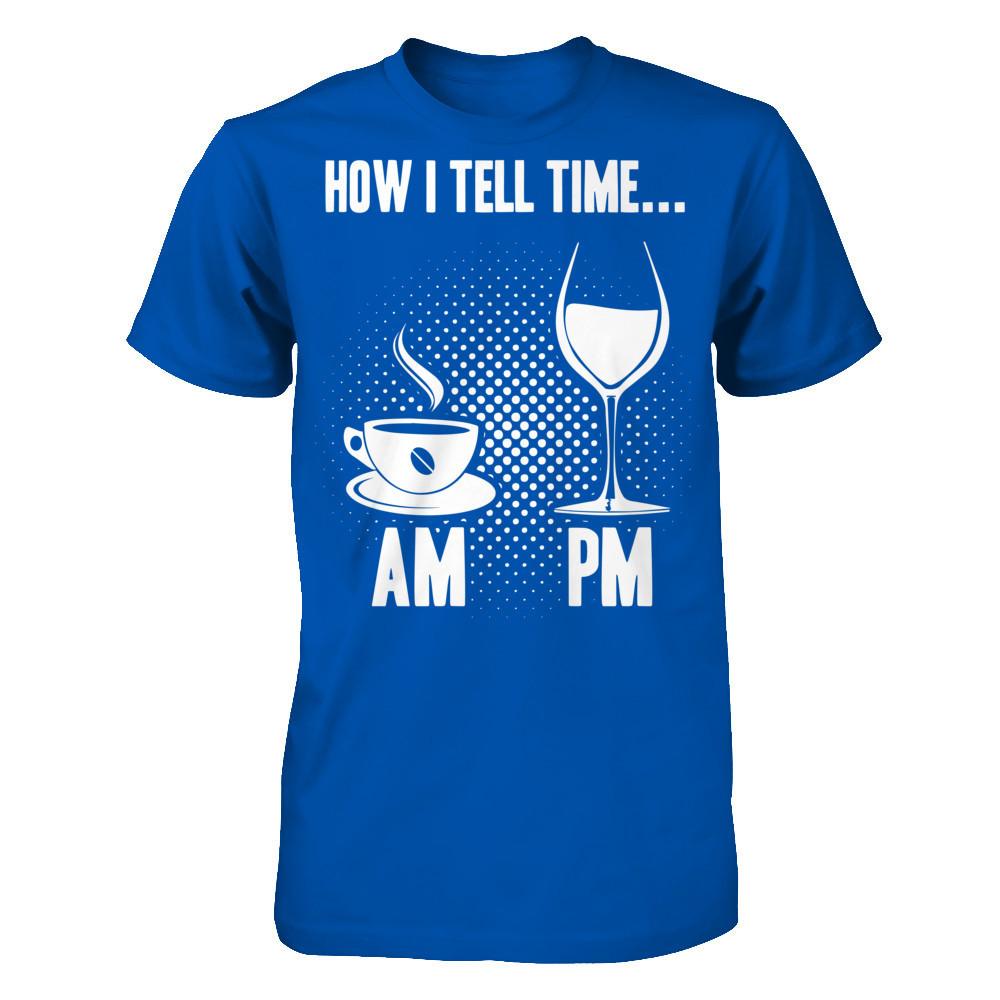 How I Tell The Time T-shirt Next Level - Unisex Fitted Tee Royal