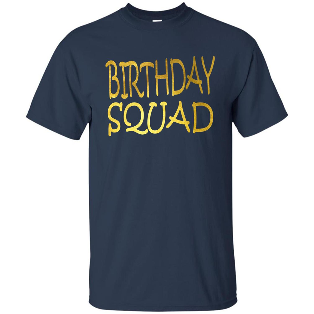 Birthday Squad T-shirt Navy