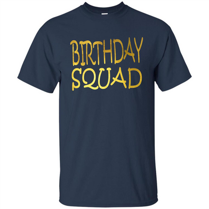 Birthday Squad T-shirt Navy