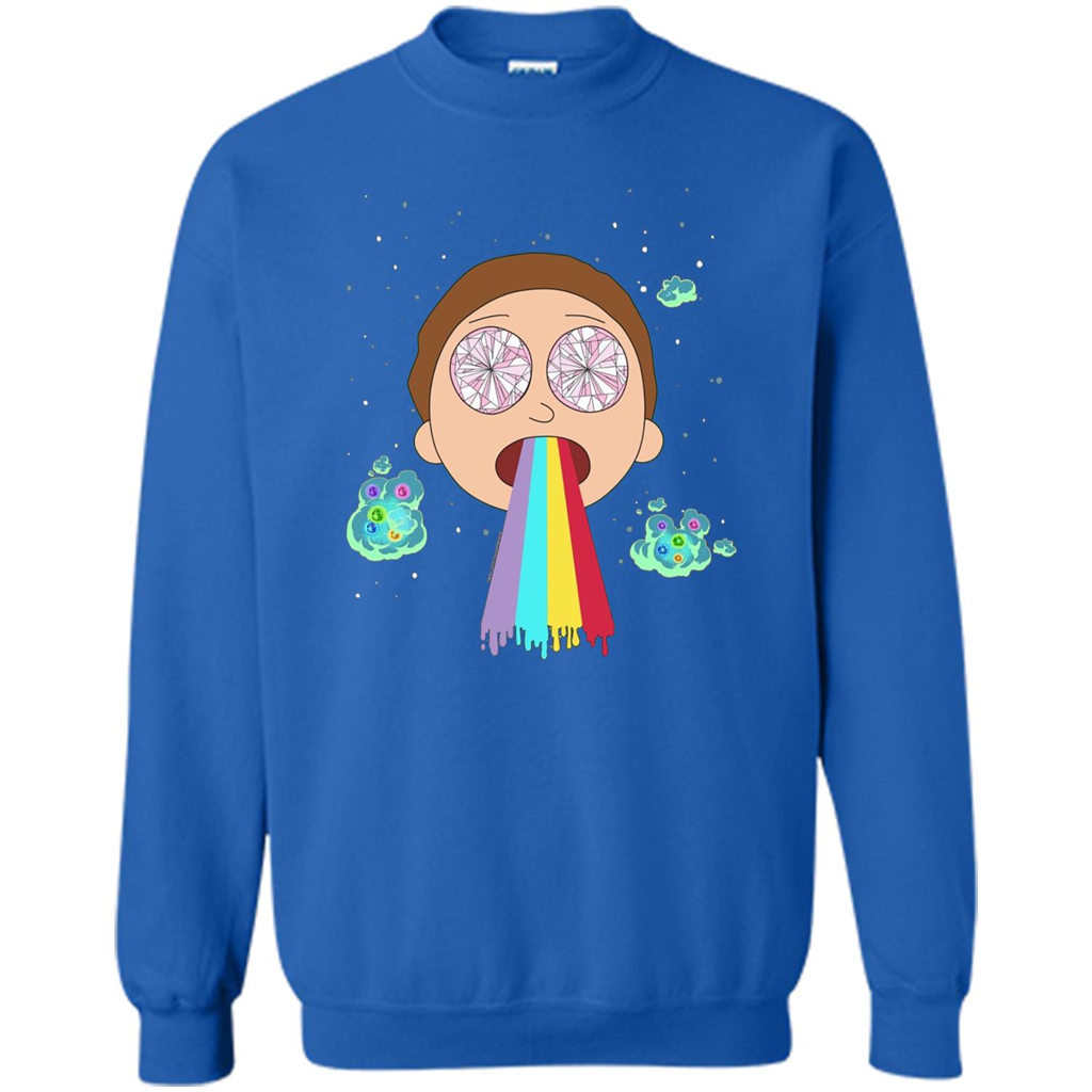 Cartoon Lovers T-shirt Space Morty Royal