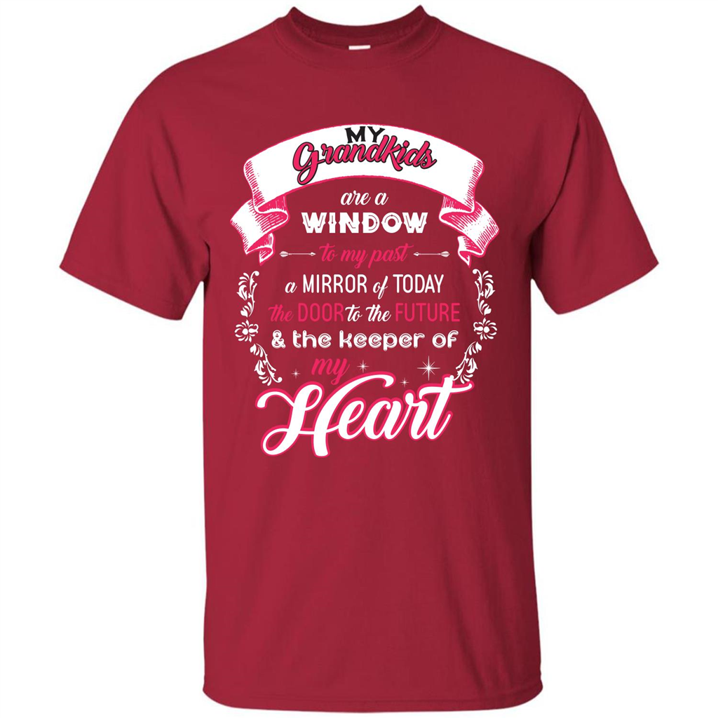 Grandparent T-shirt My Grandkids Are A Window To My Past A Mirror Cardinal