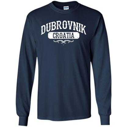 Dubrovnik Croatia T Shirt Navy