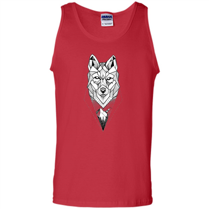Wolf Moon Mountain Dreamcatcher Bohemian Spirit T-shirt Red