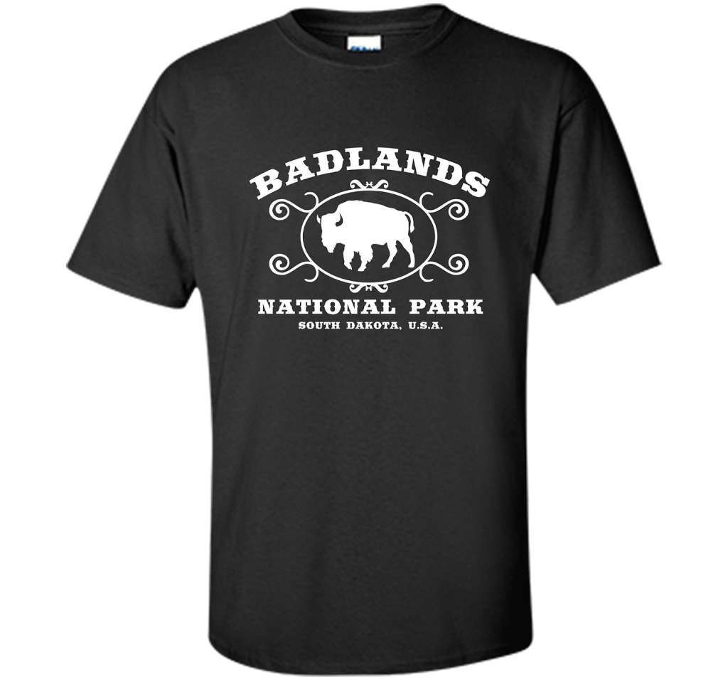 Whereables: Badlands National Park T-Shirt cool shirt Black