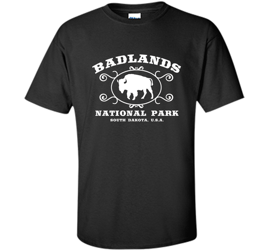 Whereables: Badlands National Park T-Shirt cool shirt Black