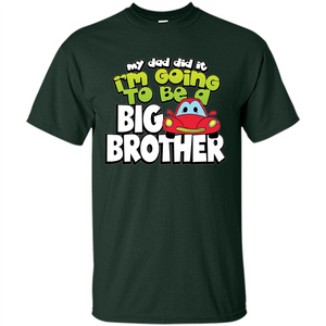 Car Brother T-shirt I'm Going To Be a Big Brother