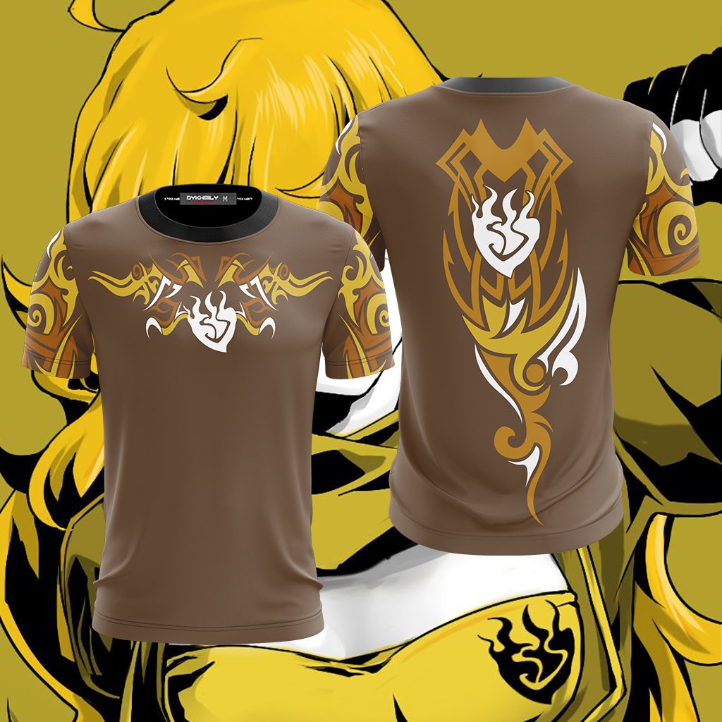 RWBY Yang Xiao Long Symbol Unisex 3D T-shirt