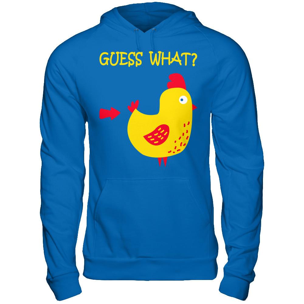 Guess What T-shirt Gildan - Pullover Hoodie Royal