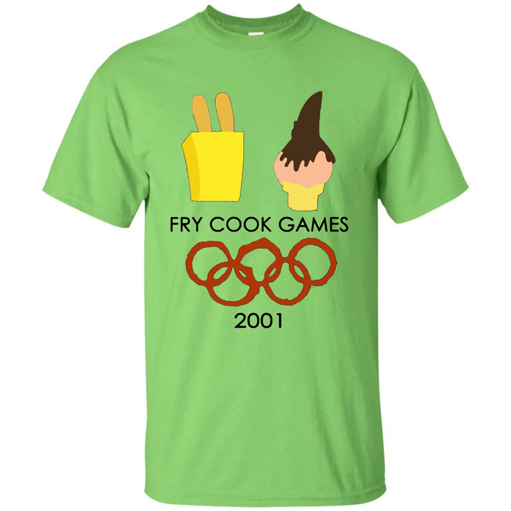 Fry Cook Games T-shirt Lime