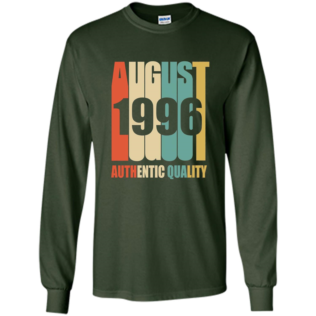 August 1996 Authentic Quality T-shirt Forest Green