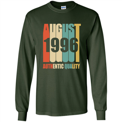 August 1996 Authentic Quality T-shirt Forest Green