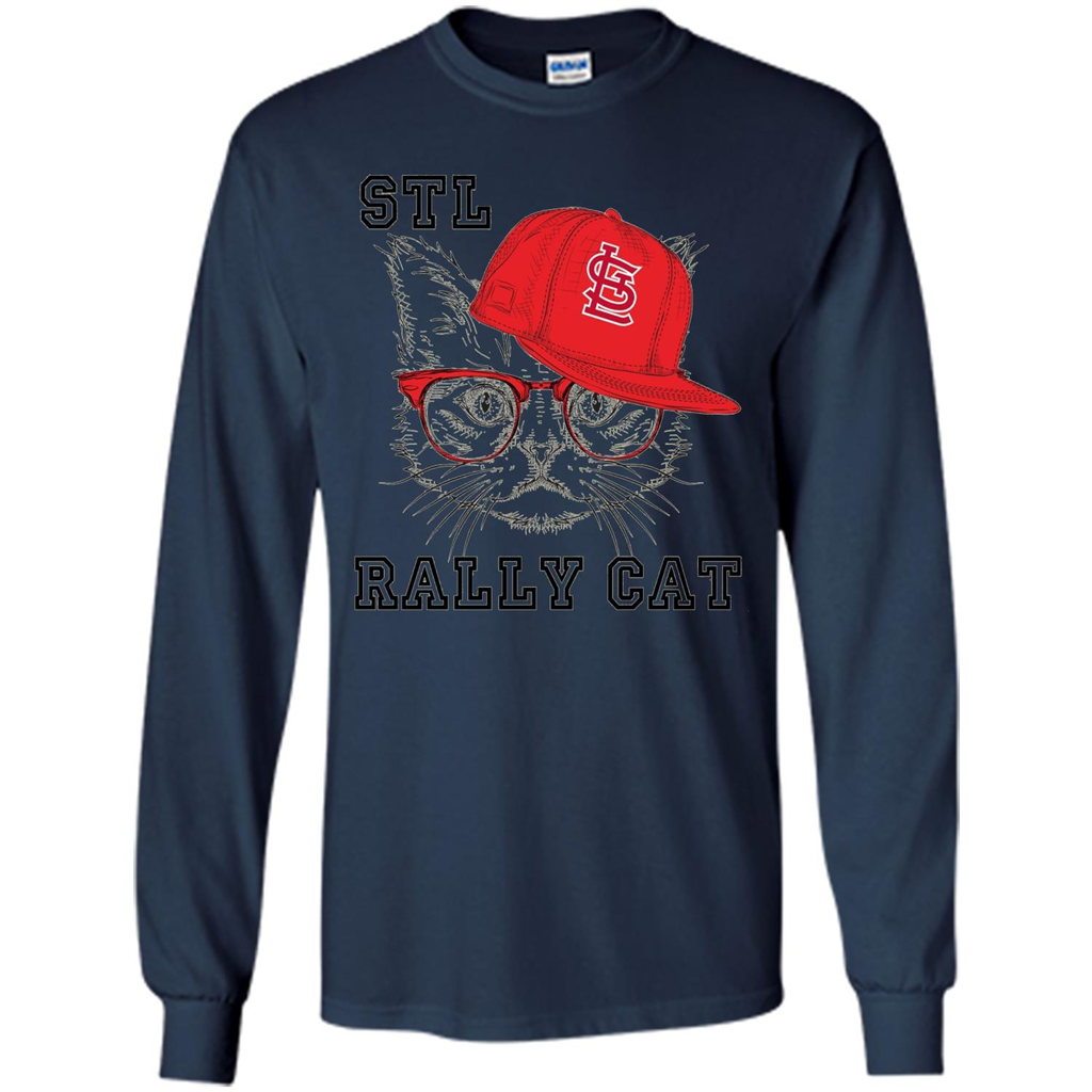 STL Rally Cat T-Shirt Saint Louis Rally Cat T-shirt Navy