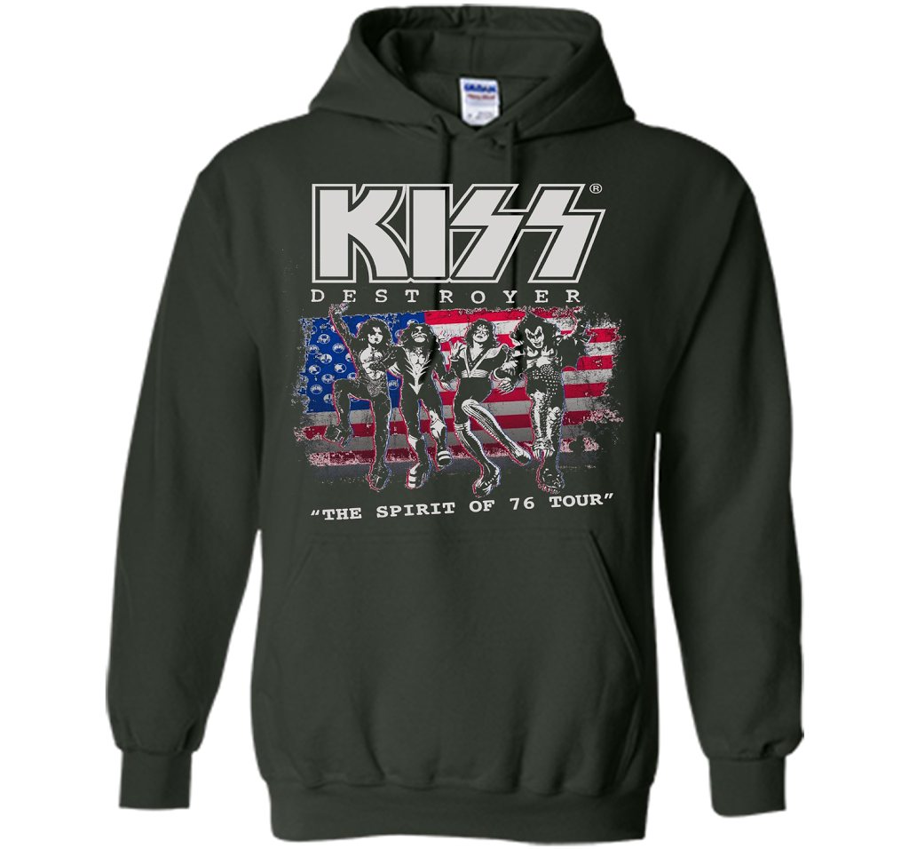 Kiss Destroyer The Spirit Of 76 T-shirt Forest Green