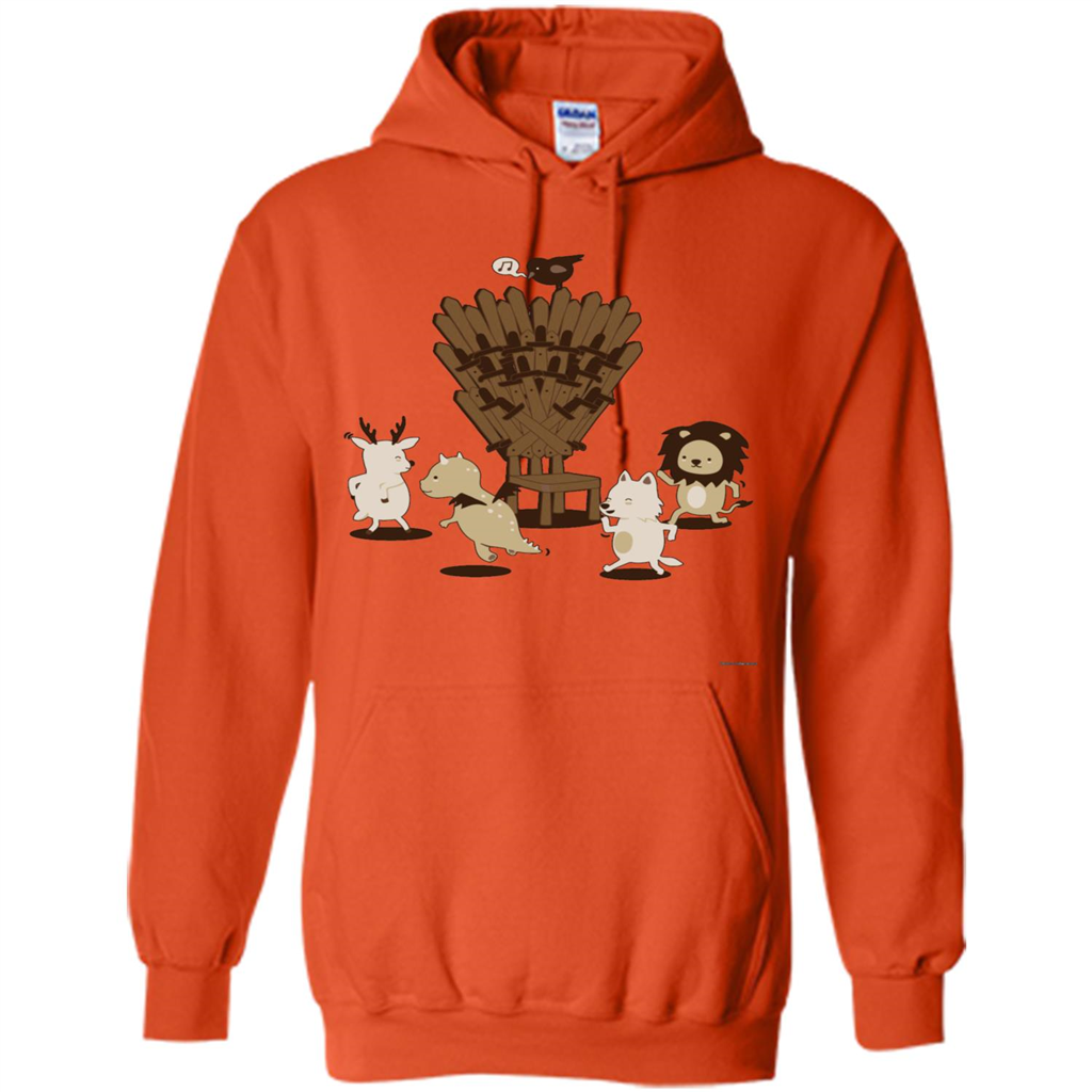 Game Of Musical Thrones Characters T-shirt Orange