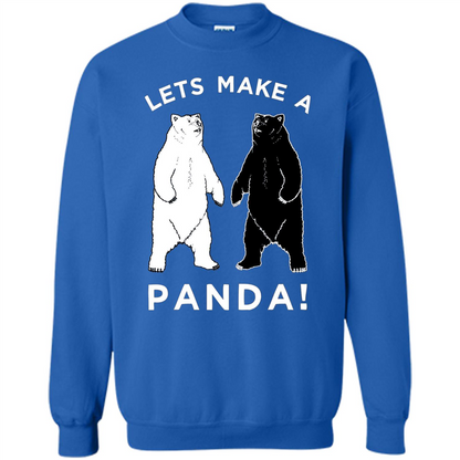 Funny Panda T-shirt Lets Make A Panda T-Shirt Royal