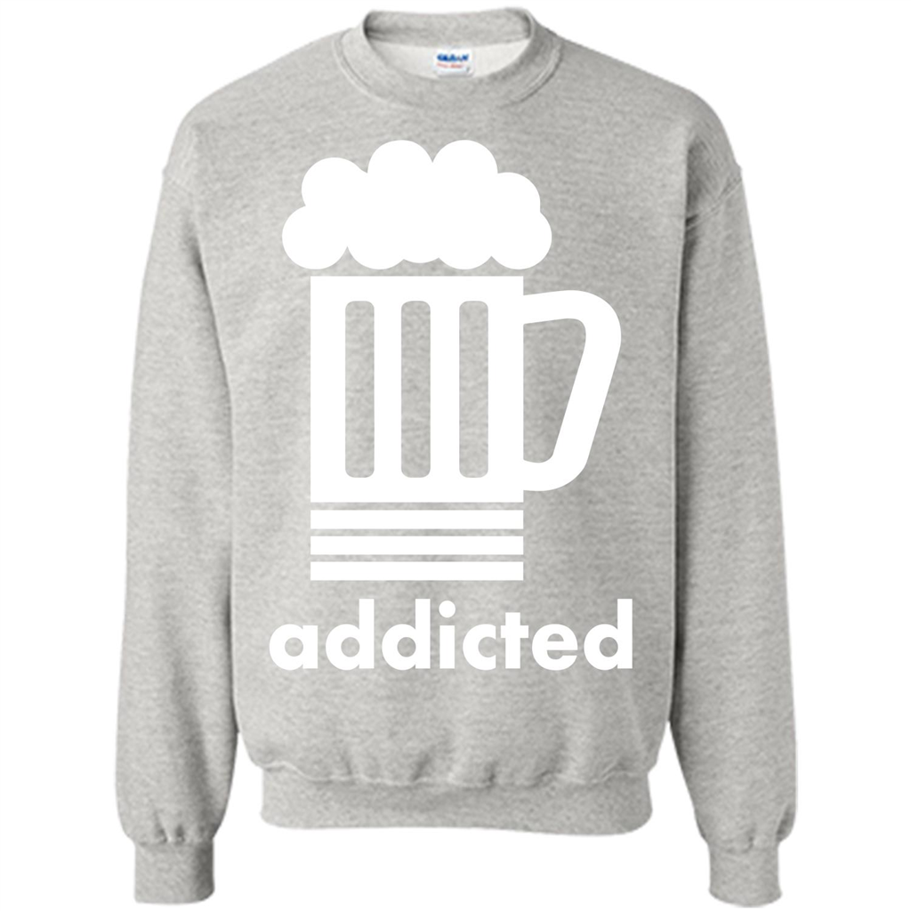 Beer T-shirt Addicted To Beer Ash