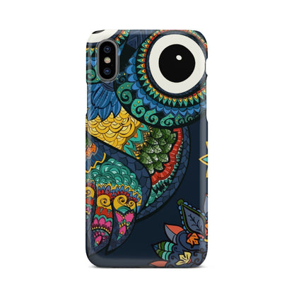 Colorful Owls Phone Case iPhone Xs