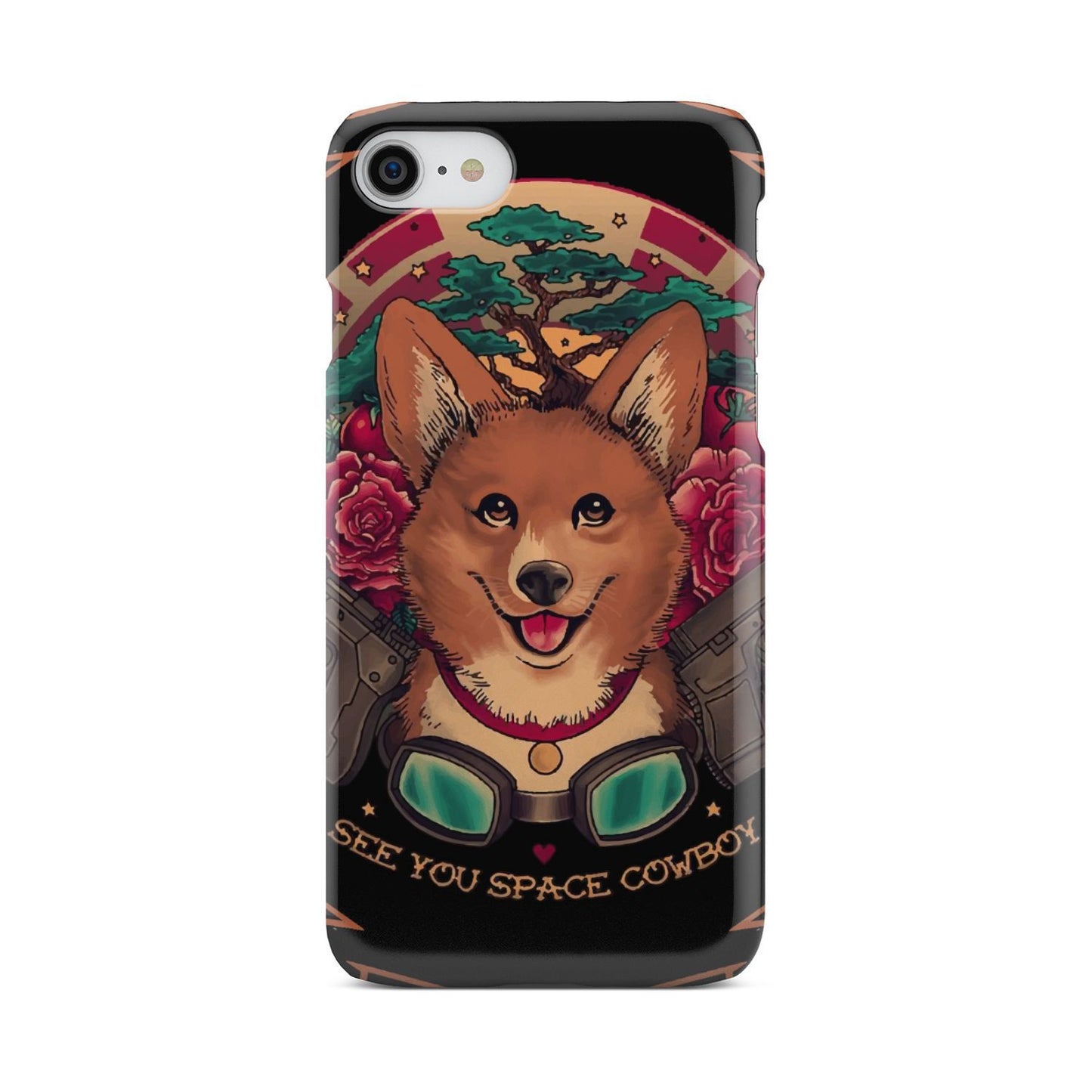 Cowboy Bebop Corgi Dog Ein Phone Case iPhone 8