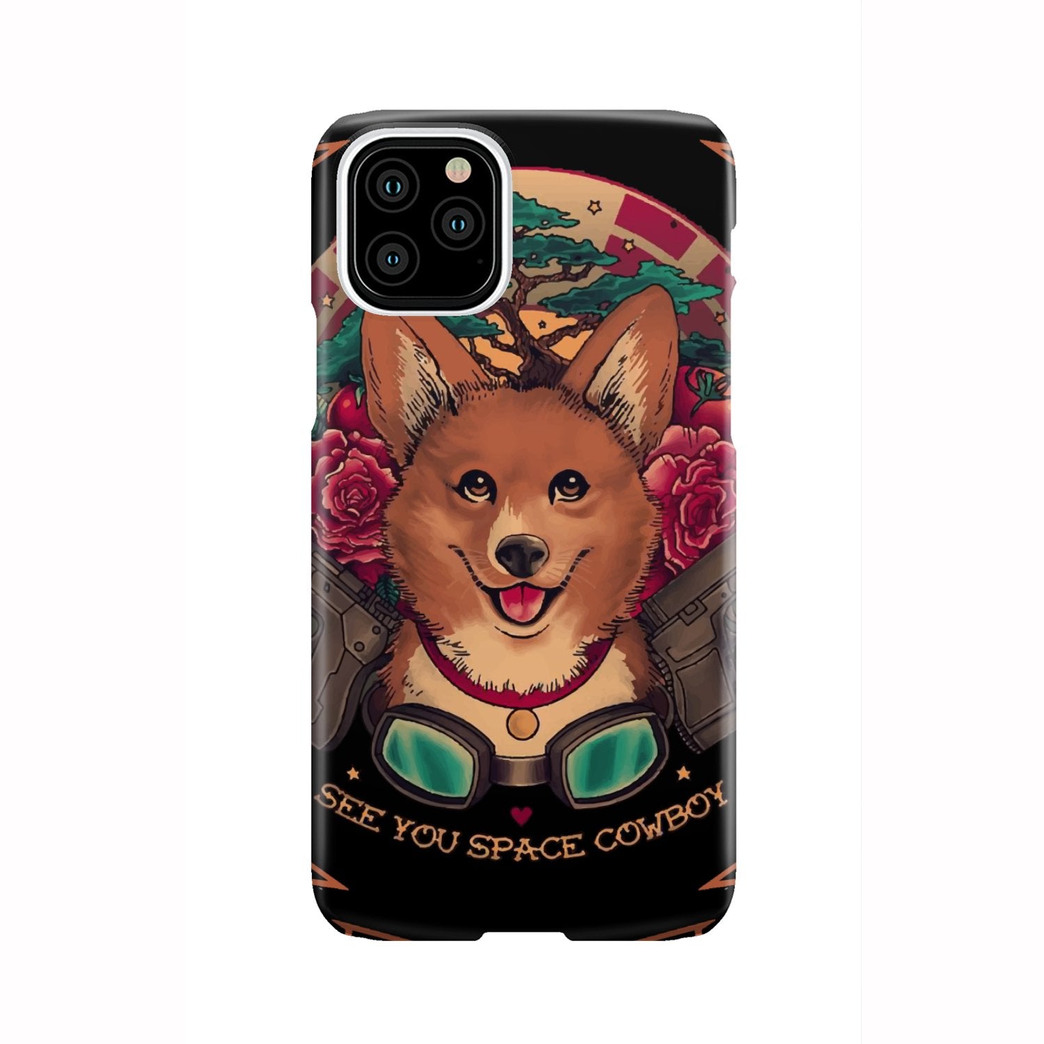 Cowboy Bebop Corgi Dog Ein Phone Case iPhone 11 Pro