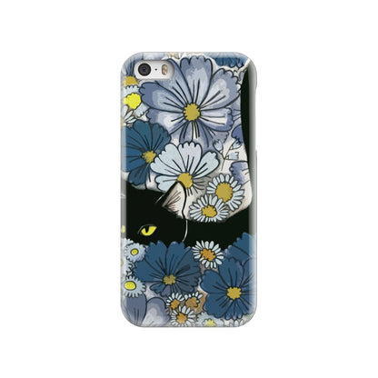 Black Cat And Flowers New Phone Case iPhone SE