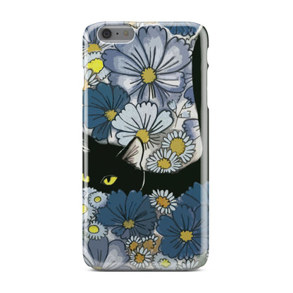 Black Cat And Flowers New Phone Case iPhone 6s Plus