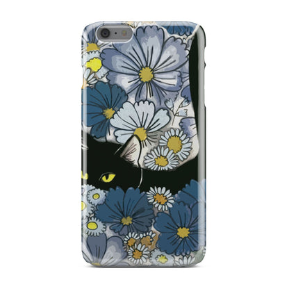 Black Cat And Flowers New Phone Case iPhone 6 Plus