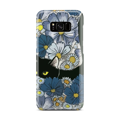 Black Cat And Flowers New Phone Case Samsung Galaxy S8 Plus