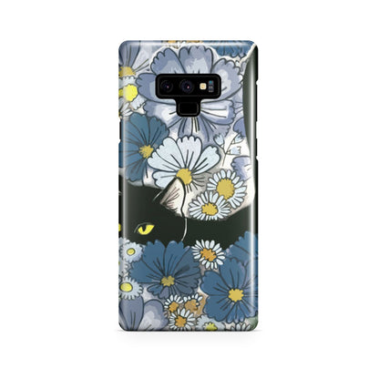 Black Cat And Flowers New Phone Case Samsung Galaxy Note 9