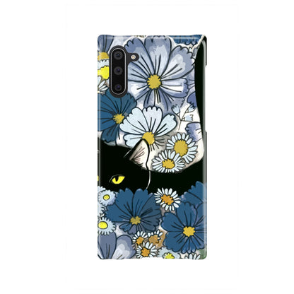 Black Cat And Flowers New Phone Case Samsung Galaxy Note 10