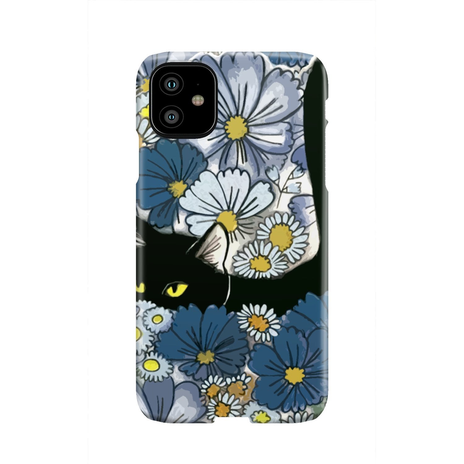 Black Cat And Flowers New Phone Case iPhone 11