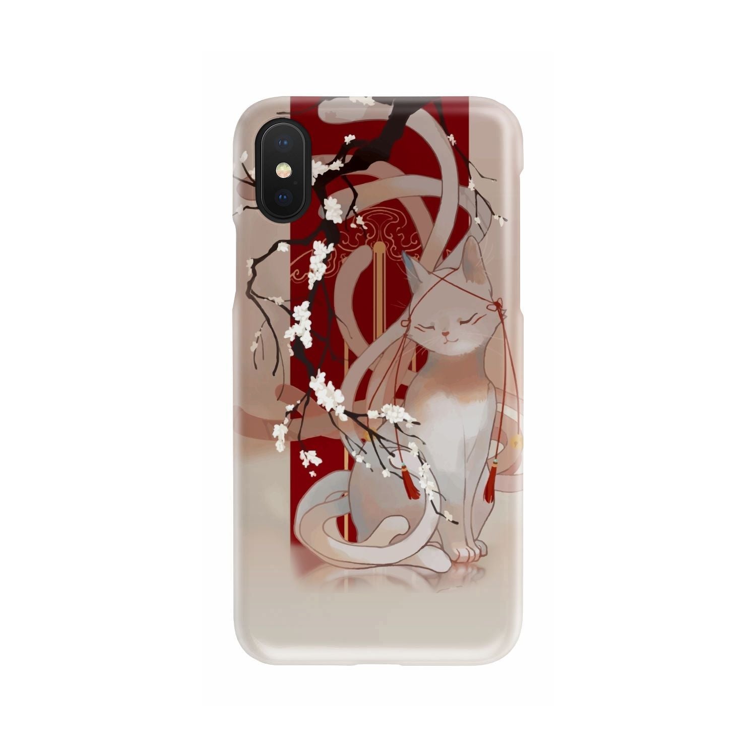 White Cat Phone Case