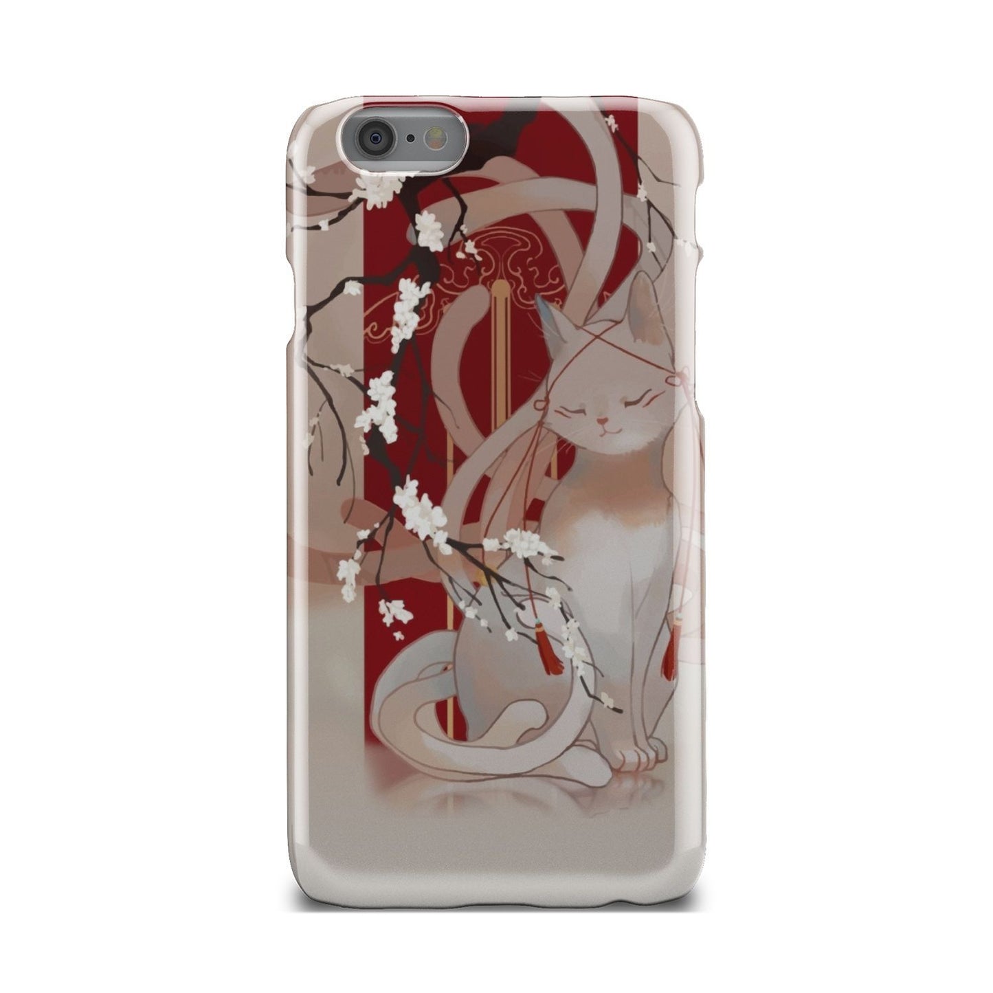 White Cat Phone Case iPhone 6s