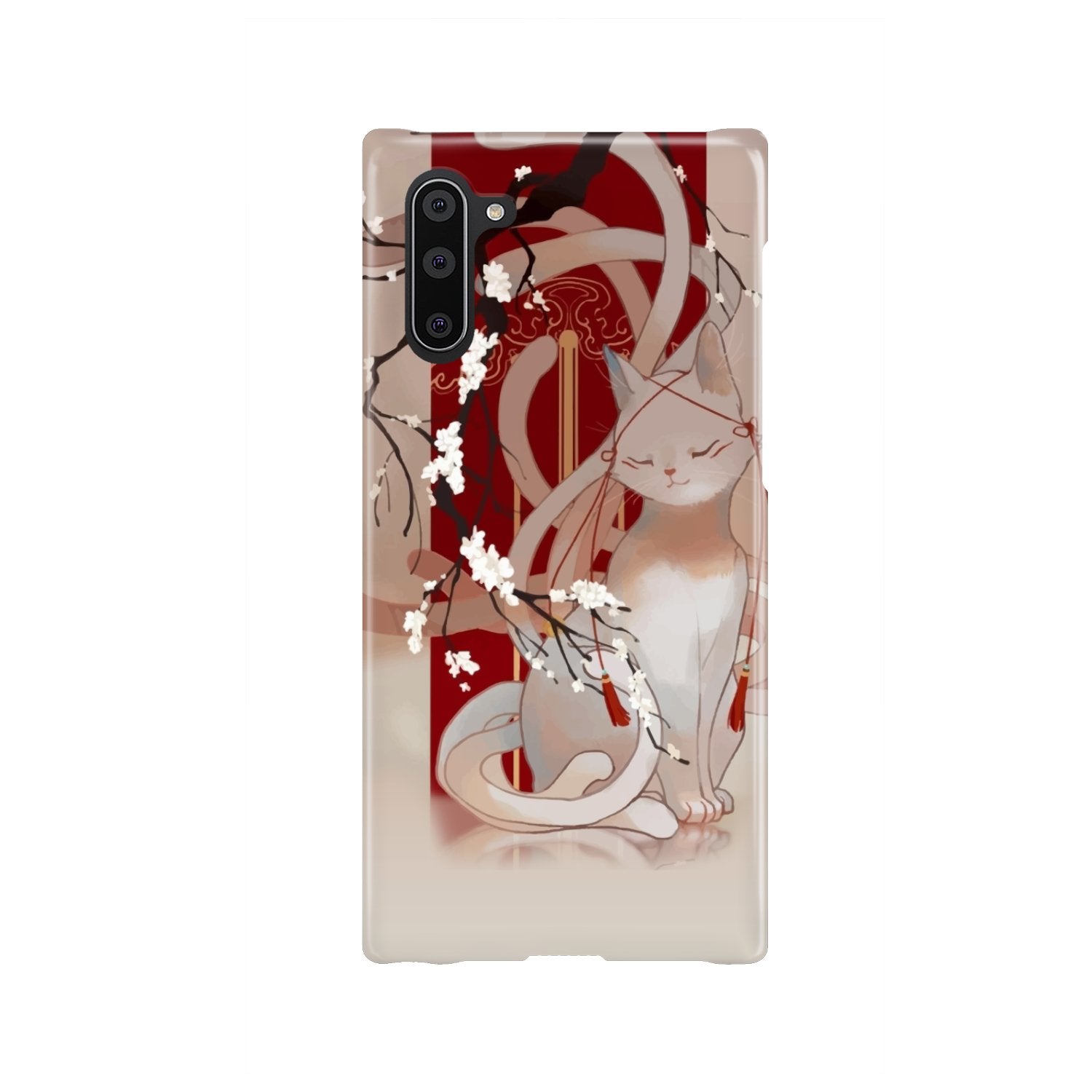White Cat Phone Case Samsung Galaxy Note 10