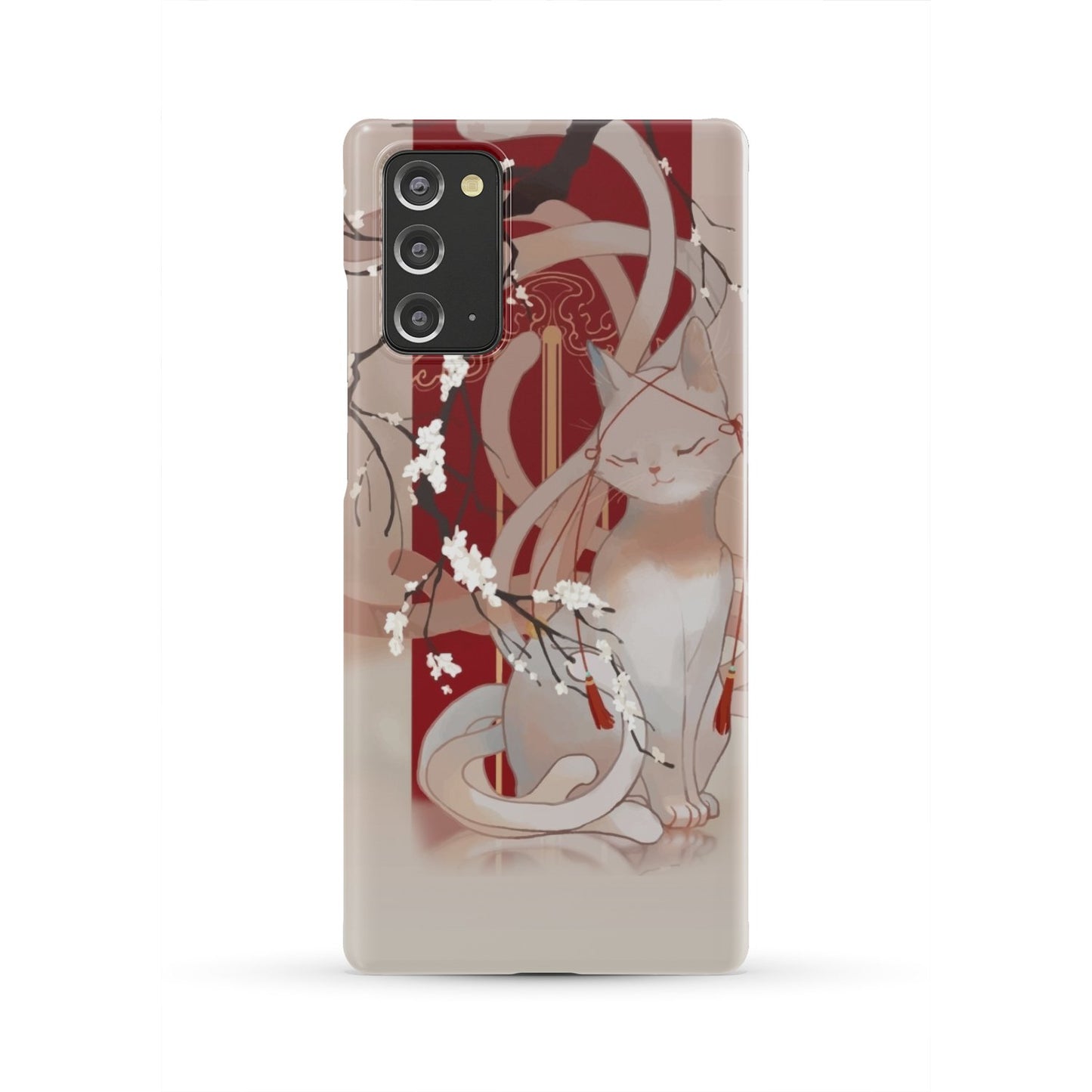 White Cat Phone Case Samsung Galaxy Note 20