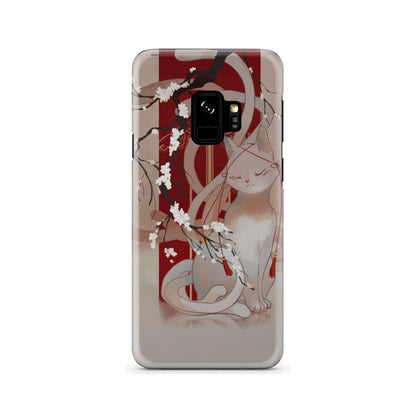White Cat Phone Case Samsung Galaxy S9