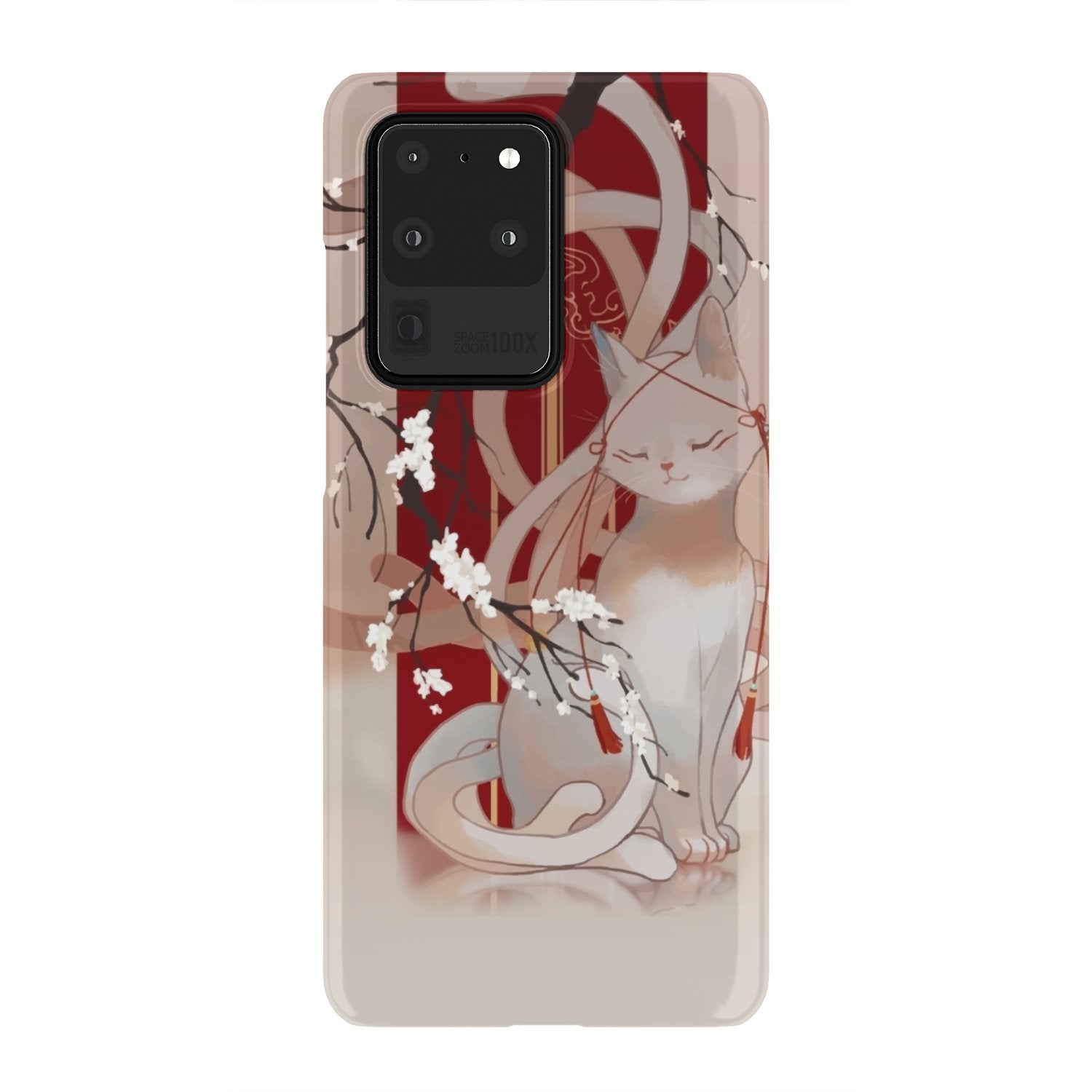 White Cat Phone Case Samsung Galaxy S20 Ultra
