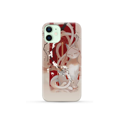 White Cat Phone Case iPhone 12 Mini