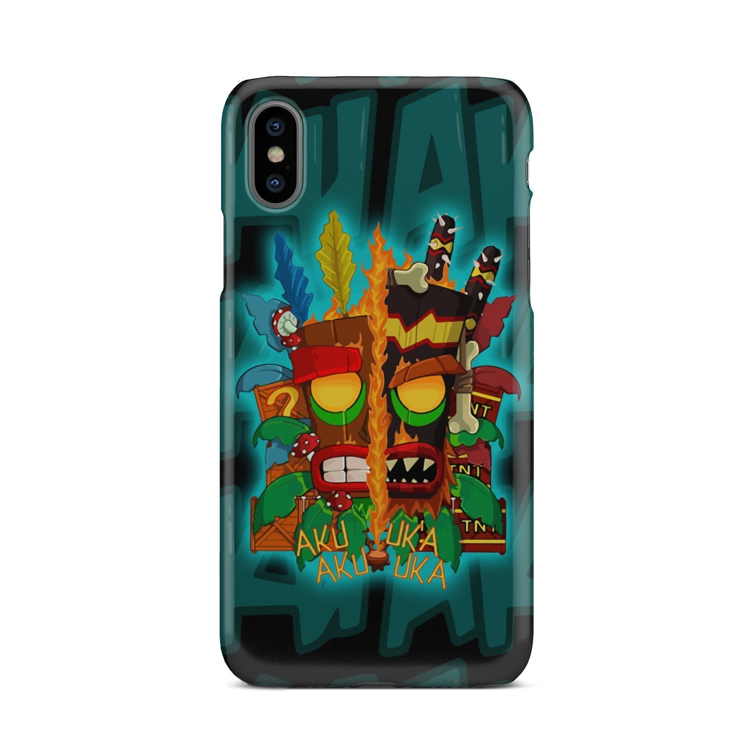 Crash Bandicoot Aku Aku Phone case iPhone Xs