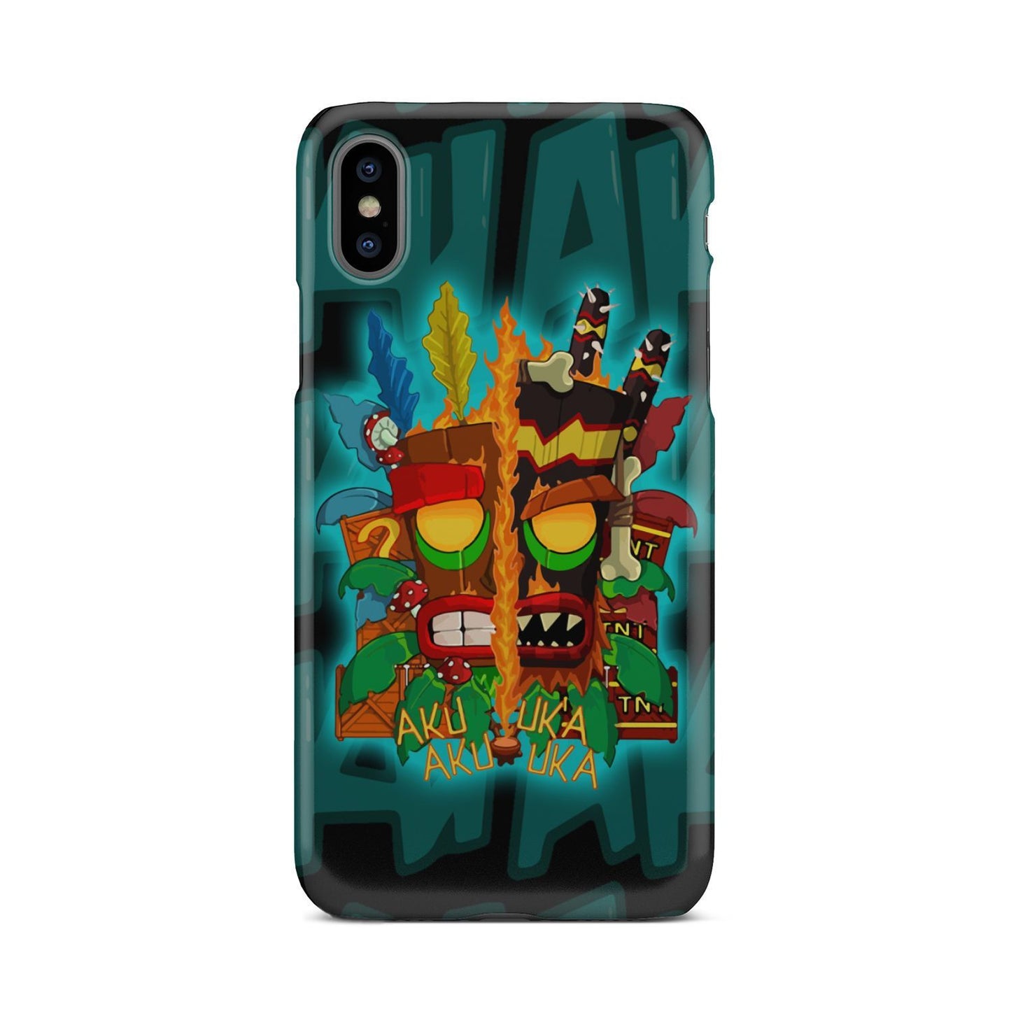 Crash Bandicoot Aku Aku Phone case iPhone X