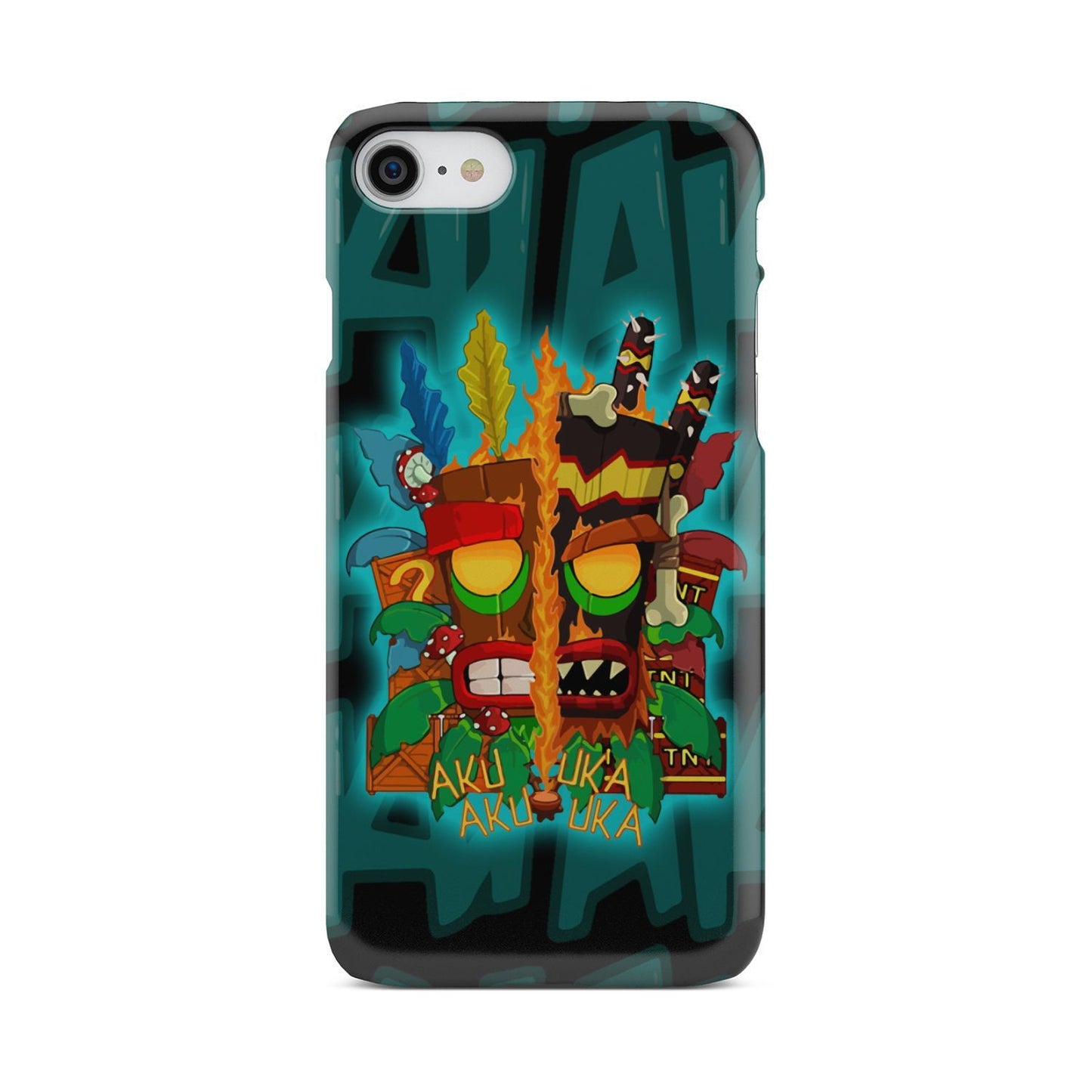 Crash Bandicoot Aku Aku Phone case iPhone 8
