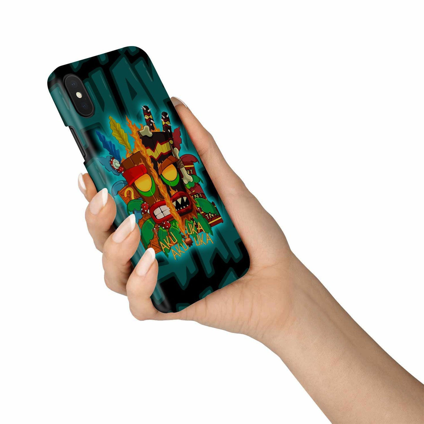 Crash Bandicoot Aku Aku Phone case