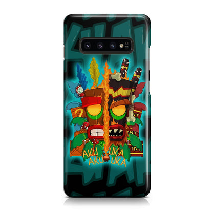 Crash Bandicoot Aku Aku Phone case Samsung Galaxy S10