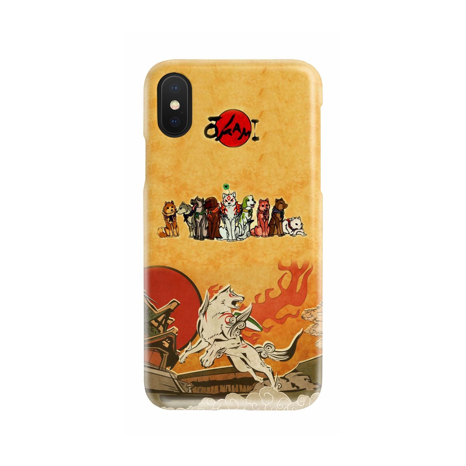 Okami and the Satomi Canine Warriors Phone Case