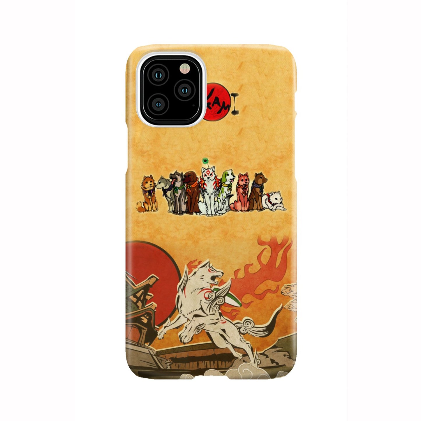 Okami and the Satomi Canine Warriors Phone Case iPhone 11 Pro