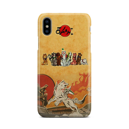 Okami and the Satomi Canine Warriors Phone Case iPhone Xs
